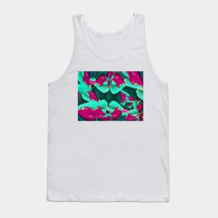 3D abstract knitted all eyes on me colorful pattern Tank Top